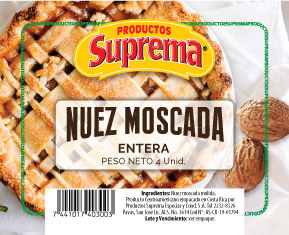 Nuez moscada entera