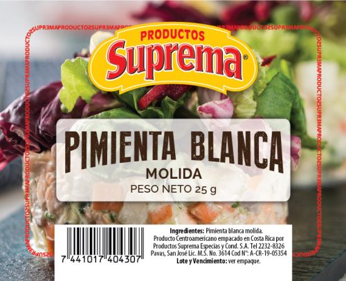 Pimienta Blanca molida